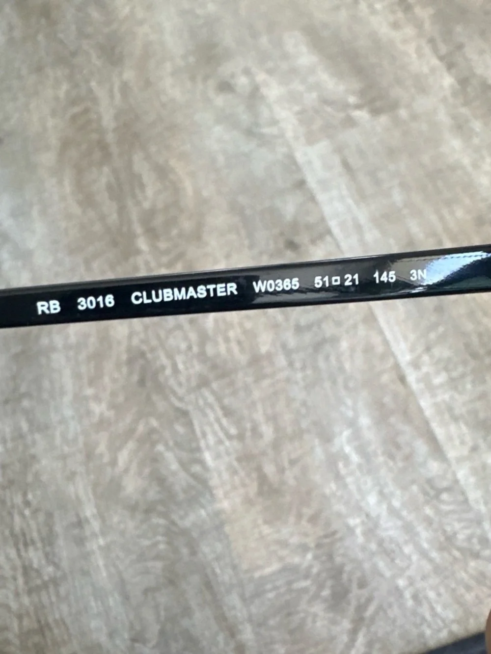Ray-Ban Black and Gold Clubmaster Sunglasses
